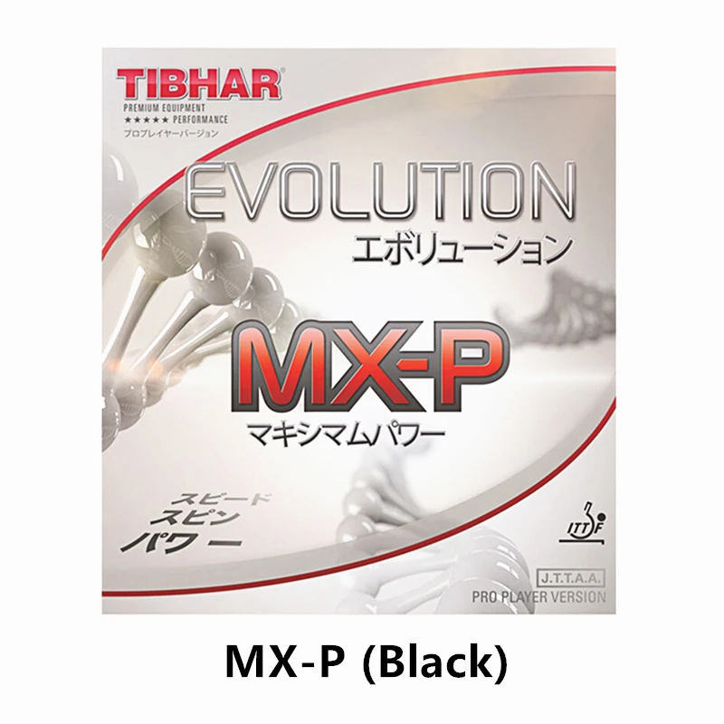 TIBHAR Эволюция MX-P EL-P FX-P от угревой сыпи с губчатая резина на ракетки для настольного тенниса пинг понг tenis de Меса - Цвет: MX-P Black