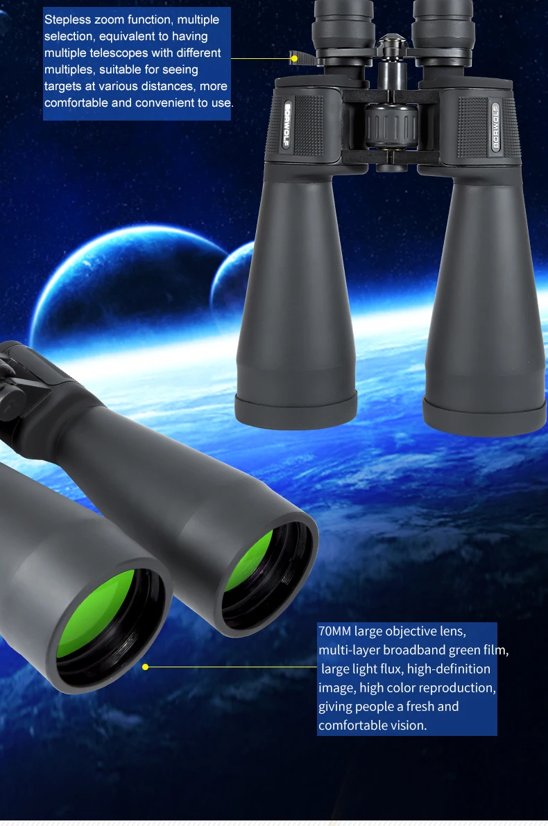 Telescópio e binóculos