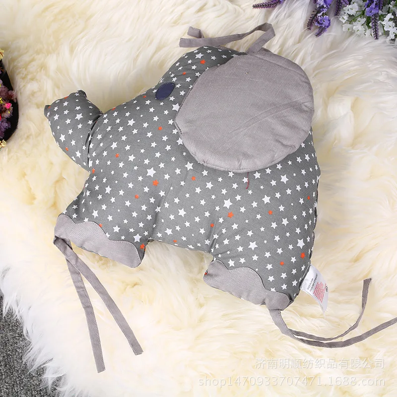 2518-061f88.jpg 6pcs set Elephant Shape Baby Bed Bumper Carton Pillow Cushion Bumper for Infant Bebe Crib Protector