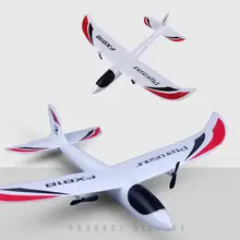 FX-818 2,4G EPP пульт дистанционного управления RC самолет игрушка-планер с светодиодный светильник детский подарок Пена Электрический открытый самолет с фиксированным крылом