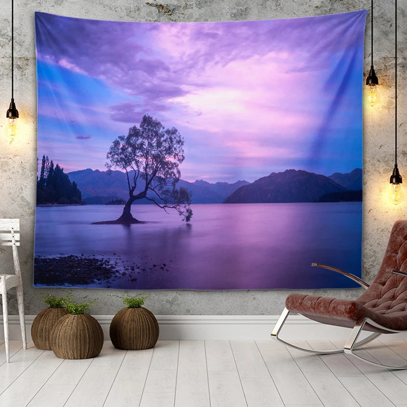 Ramé,80X85Cm Bois Flotté Naturel Bohème Murs Décor Tapisserie En