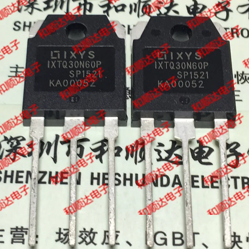 2 шт./IXTQ30N60P TO-3P 600V 30A TO3P