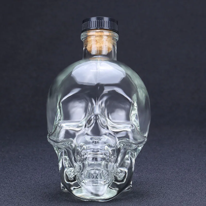 100ml GXYAYYBB прозрачное приспособление для мытья бутылок стаканов с черепом, бокал для вина, виски, пивная водка, Коктейльные бокалы, креативный бар для питья, клуб - Цвет: 100ml