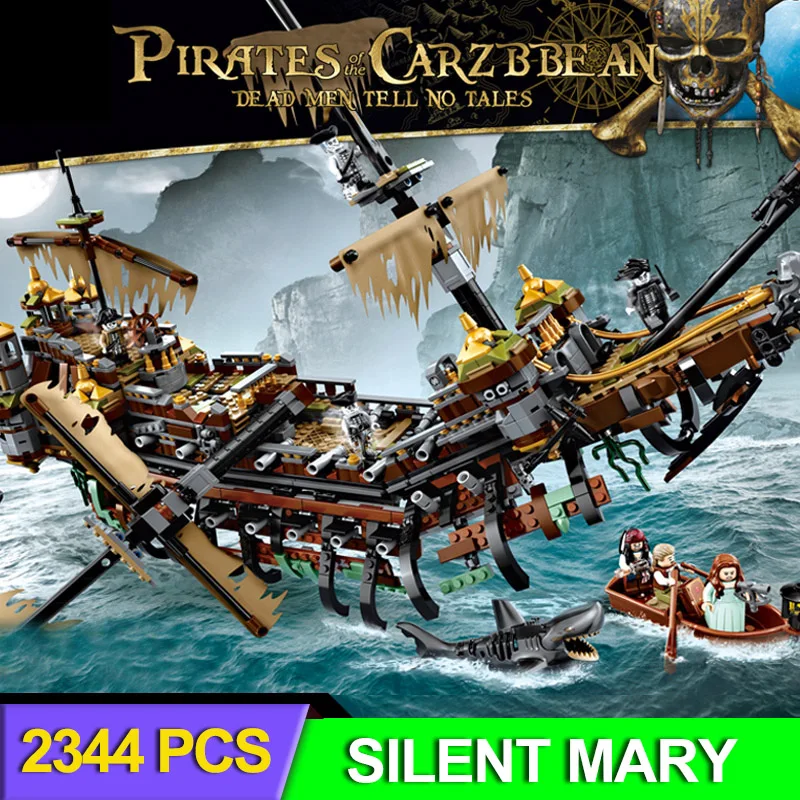 

16042 Pirates of The Caribbean Movie Captain Jack Silent Mary compatible Legoinglys 71042 Building Blocks Bricks kids DIY Toys