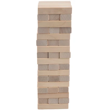 

51Ps High-Stack Pumping Block Overlay Le Wooden Educational Toys Block Wooden Toys(Children'S Edition)