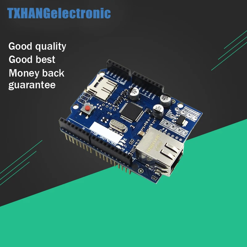 Ethernet щит W5100 R3 для Arduino UNO Mega 2560 Nano поддерживает PoE diy Электронный kit | Электронные