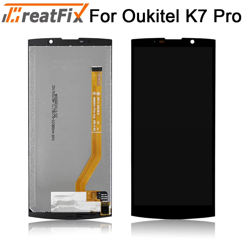 Протестированный для Oukitel K7 Pro ЖК-дисплей и кодирующий преобразователь сенсорного экрана в сборе для K7 Pro ЖК-экран с инструментами+ клей