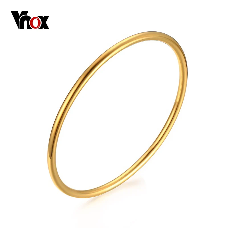 Vnox элегантный Браслеты для Для женщин украшений золото цвет Femme 100% ручной работы