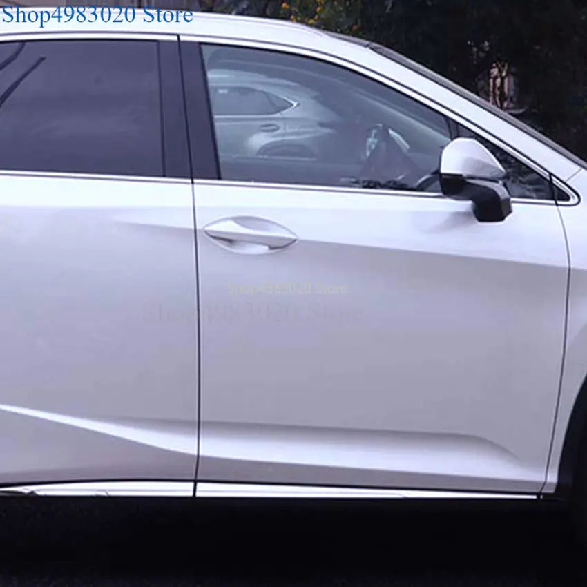 Для Lexus RX Class RX350 RX405h 2016 2017 2018 нержавеющая сталь Боковая дверь корпус литье под