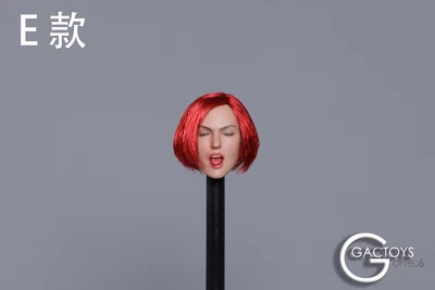 GACTOYS GC025 1/6 Сексуальная женская голова скульптура для 12 дюймов Женская Фигурка DIY - Цвет: E