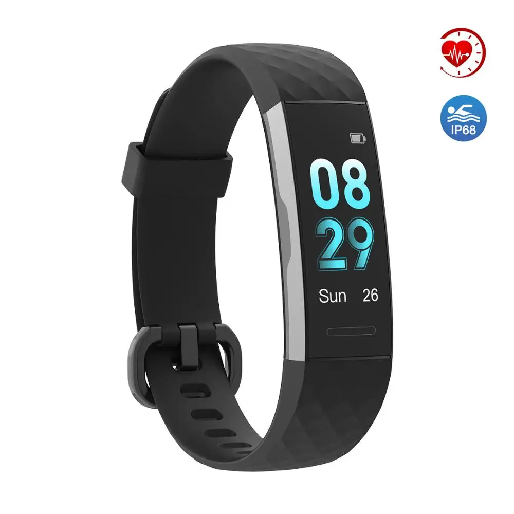 

BingoFit Fitness Bracelet Profrssional Waterproof Smart watch Touchpad Multi Sports Heart rate Monitor For IOS Android Wristband