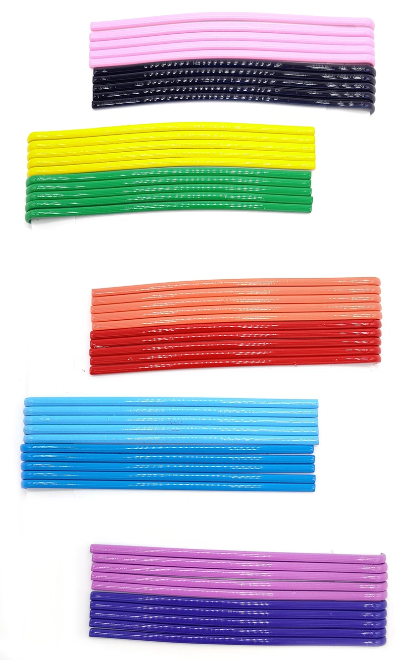 

50pcs Color Mixed Batch 6cm Quality Hairpins Girl Hairpin Wholesale Hair Pins Bridal Hair Accessories