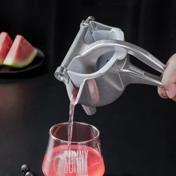 

Silver Aluminum Alloy Manual Juicer Pomegranate Juice Squeezer Pressure Lemon Sugar Cane Juice Kitchen Fruit Tool Manual Juicer