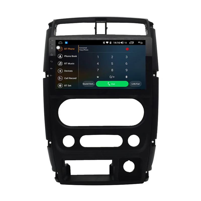Jimny Android 9,0 8 ядерный 4+ 64G Gps навигация Центральная Multimidia 1 Din Android Автомагнитола для 2008- Suzuki Jimny