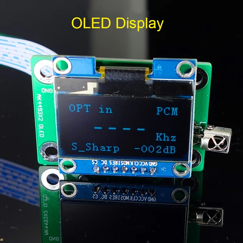 Новинка двухъядерный AK4493 DSD USB оптический коаксиальный bluetooth 5 0 аудио декодер с OLED