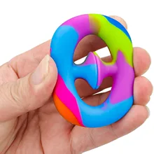 Jouet en Silicone pour les mains, Simple, Anti-Stress, Anti-anxiété