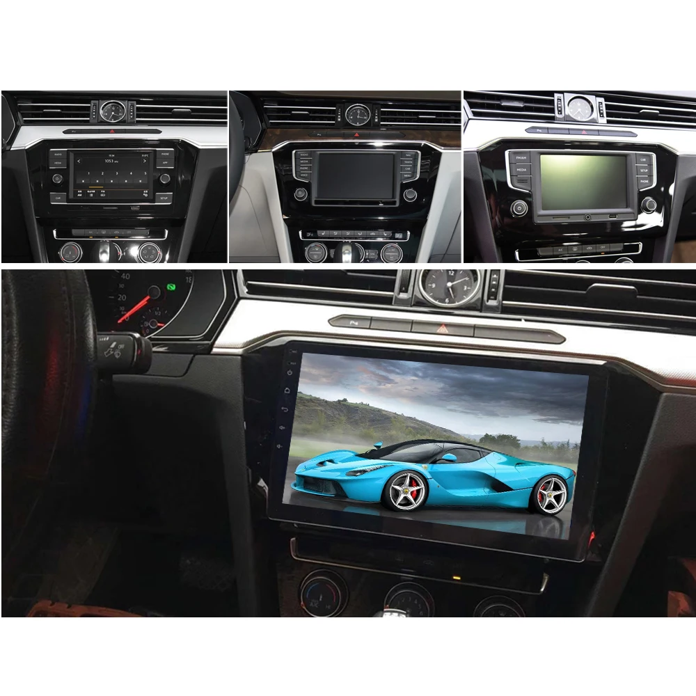 Excellent Sinosmart Android 8.1 Car GPS Navigation for Volkswagen Magotan 2012-2016  Radio 2din 2.5d IPS Screen 2