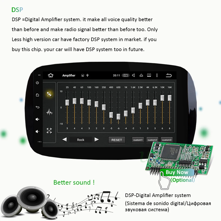 Best 8 core 4G 64G Android 9.0 Car multimedia dvd GPS autoradio for Mercedes/Benz Smart Fortwo 2016 2017 2018 car Radio OBD2 FM DSP 2