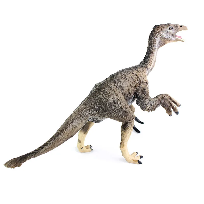 1 шт. серый клюв Твердые Перья Deinonychus ролевые модели Птица Выглядит динозавр игрушки топ дети животное рисунок Необычные Вечерние подарки - Цвет: Светло-зеленый