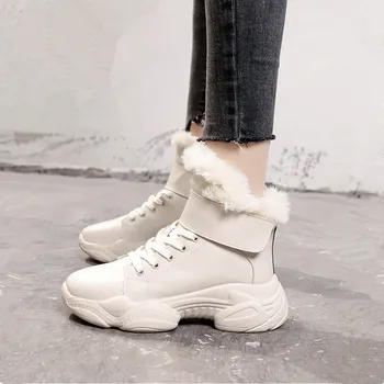 

Women's boots winter new plus velvet warm boots children's comfortable casual snow boots women's snow boots