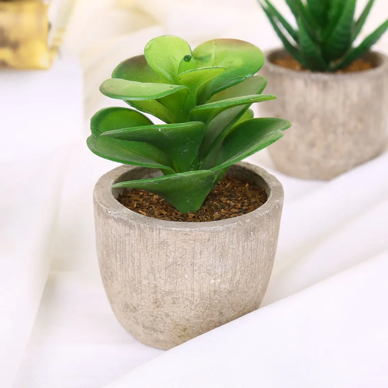 Mini Artificial Succulent Decorative Bonsai Plant