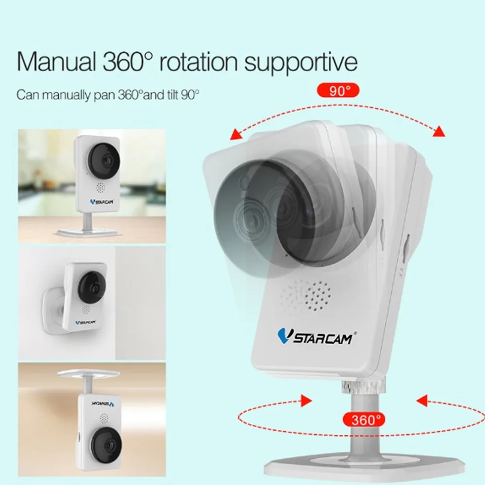 VStarcam C92S 1080P смарт Wifi инфракрасная смарт-камера мини камера видеонаблюдения для дома 2MP беспроводная домашняя охранная система новая 360 градусов