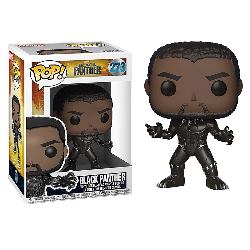 FUNKO POP аниме Marvel Черная пантера виниловая кукла Фигурки Коллекция игрушечные фигурки героев подарки для детей-поклонников