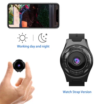 

4K Camera Mini WiFi Camrea IR Night Vision LED Video Camcorder Motion Detection Cam HD 1080P 160 ° Wide Angle Wireless Sport Cam