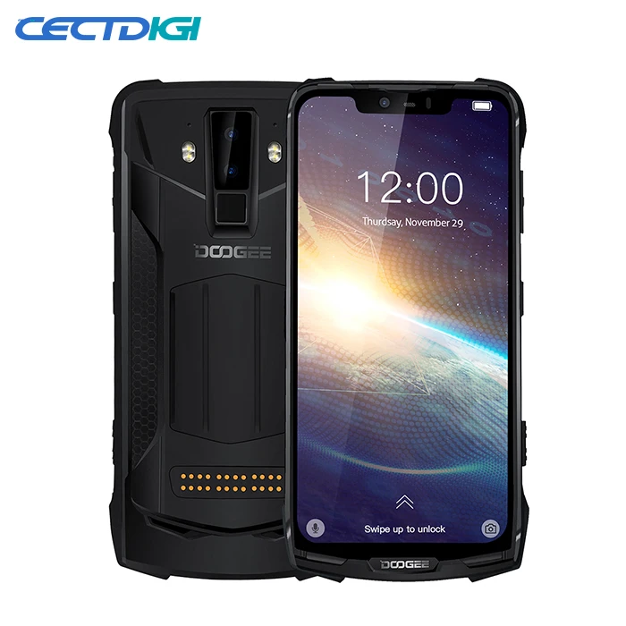 IP68 DOOGEE S90 Pro 6 ГБ 128 Android 9 модульный прочный мобильный телефон 18 дюймов Дисплей 12V2A