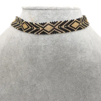 

Go2boho Bead Designs Choker Necklace For Women Jewelry Wholesale Handmade Miyuki Collier Femme 2020 Fashion Necklaces Ladies