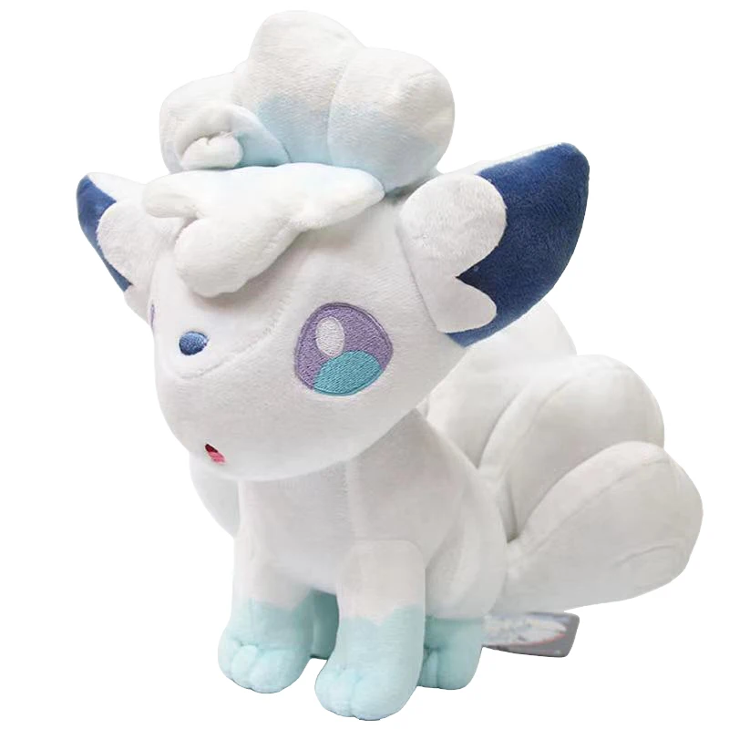 thumbnail image 1 of Muñeco de peluche Vulpix de Alola Ice, juguete de peluche de Pokémon, muñeco de trapo de zorro blanco kawaii, regalo de Navidad, 1 of 5
