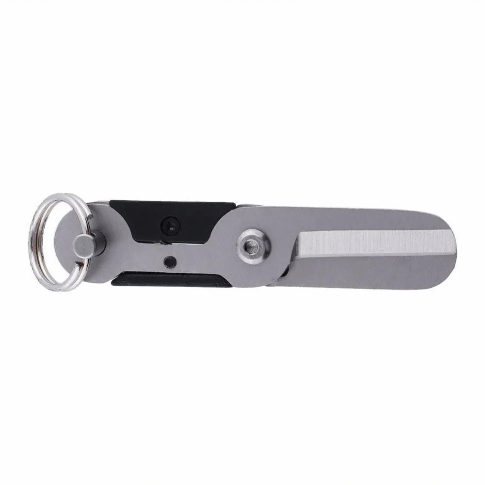 Outdoor EDC Small Scissor Survival Kits Spring Scissor Portable Pocket Hand Tool Travel Camp Hiking Gear Mini Keychain Scissors