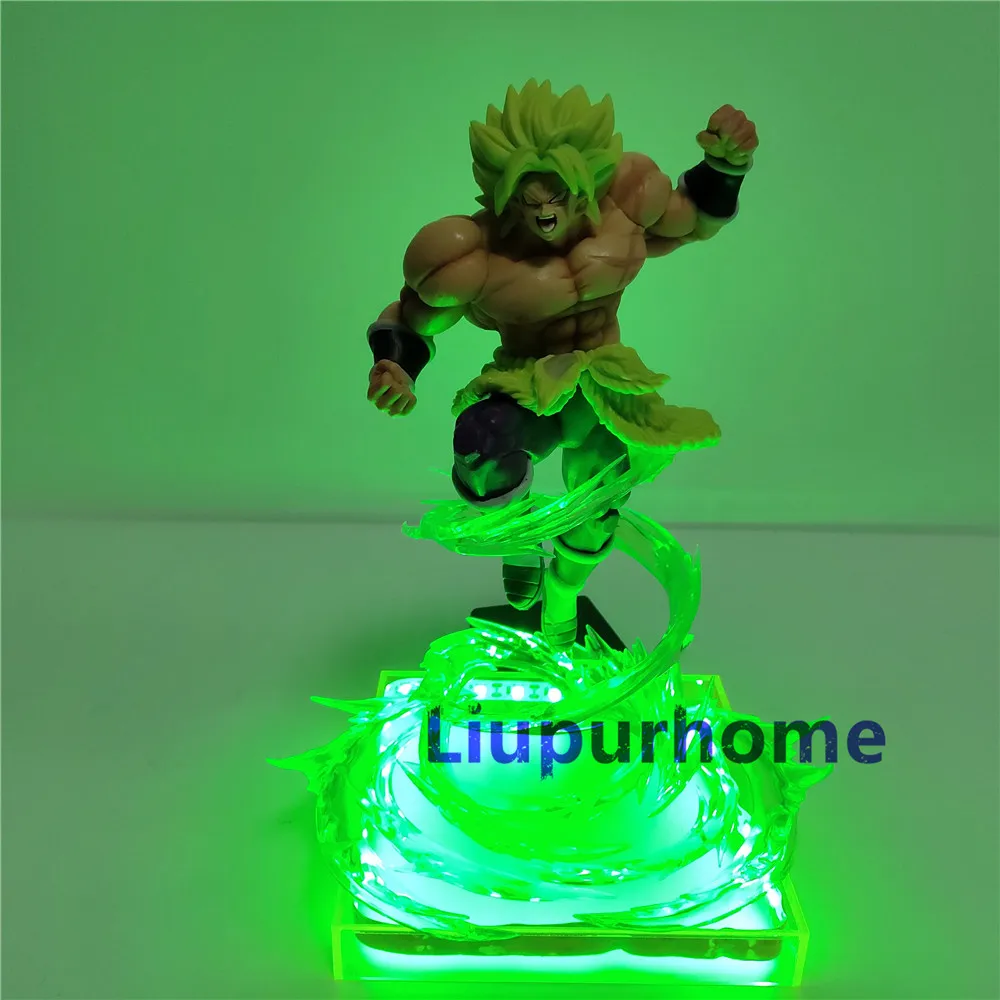 Dragon Ball Z Broly супер сайян, «Жемчуг дракона "сделай сам" светодиодный ночной Светильник аниме Рисунок лампа Dragon Ball Z Broli Lampara Модель Дети Рождество игрушка в подарок