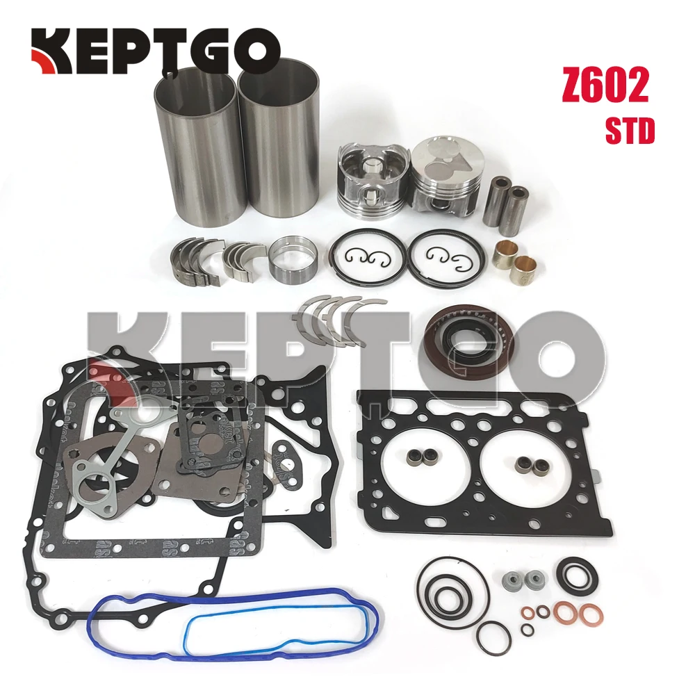 Z602 Engine Rebuild Kit Piston Main Bearing Rod Gasket Set Fits Kubota BX1500 | Обустройство дома