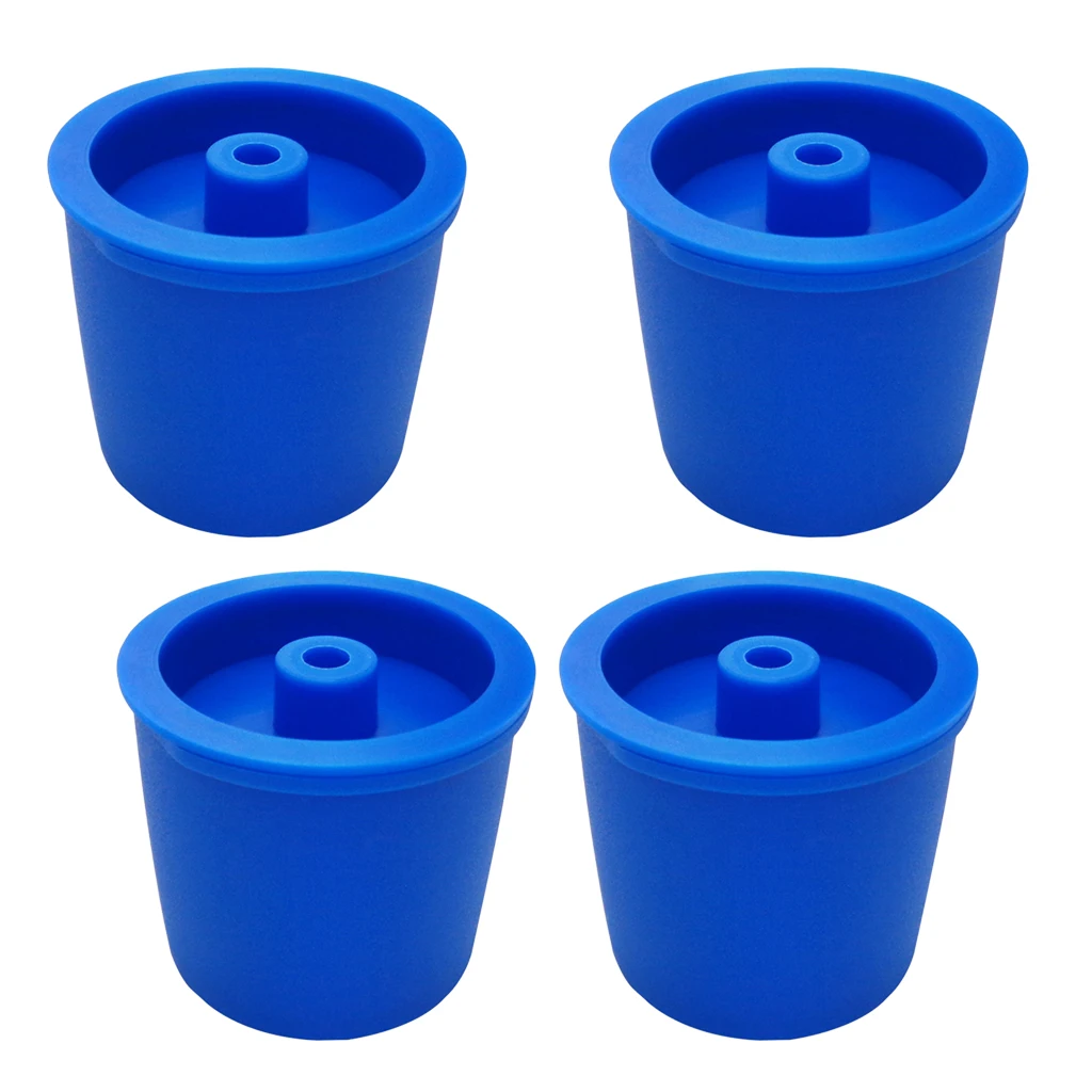 blue 4 шт. пластиковый фильтр многоразовая капсула для кофе стручки для Illy Y5, X7, X9 машина - Цвет: blue