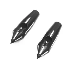 1 ''25 мм Мотоцикл Спайк Пользовательские 4'' подъем заготовки руль стояки для Harley Softail Dyna FLHT Fatboy ночной поезд FXWG черный