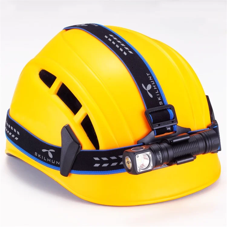 Mini Flashlight Holder Skilhunt Headband HB3 for Mini Flashlight and Headlamp