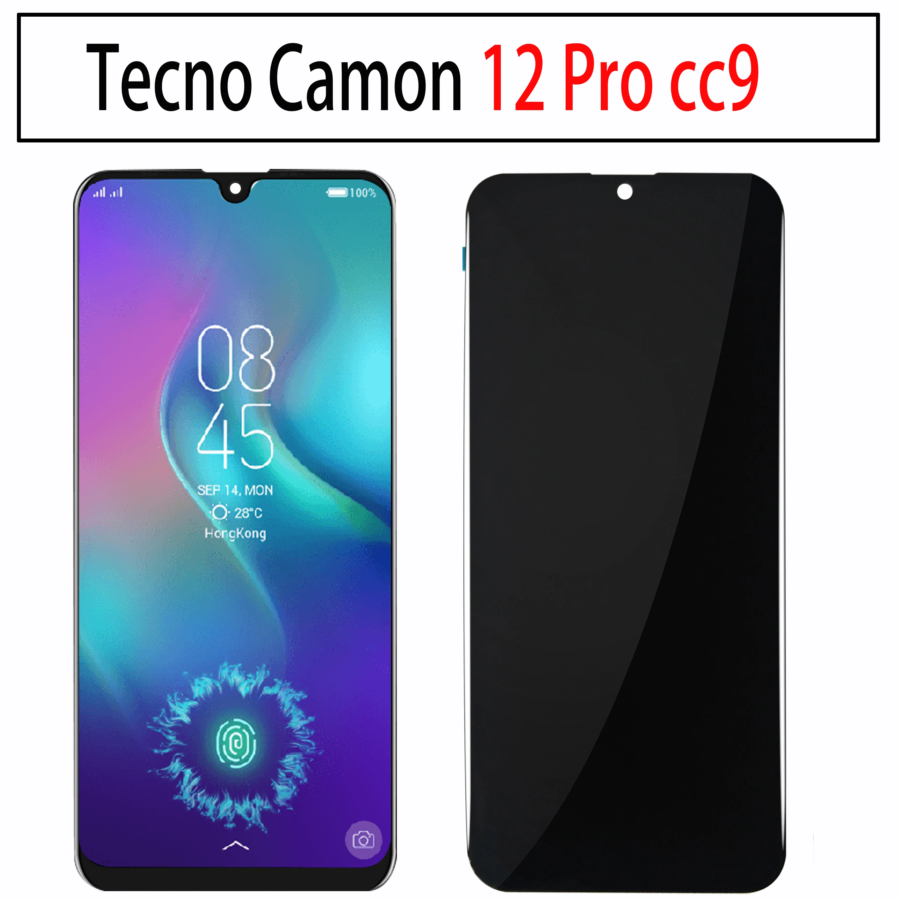 6 4 &quotAmoled ЖК-дисплей для Tecno Camon 12 Pro cc9 кодирующий преобразователь сенсорного