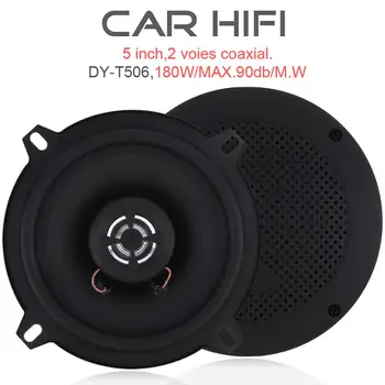 

2pcs 5 Inch 180W Car HiFi Coaxial Speaker Vehicle Door Auto Audio Music Stereo Full Range Frequency Speakers for Cars