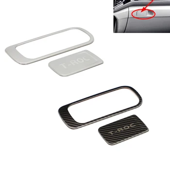 

2018 2019 For Volkswagen VW T-ROC Car Stickers Stainless Steel Passenger Side Glove Box Switch Decoration Cover