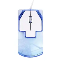 Оптический 2 кнопки USB Проводная стрелка оптический Мышь мыши компьютерных игр Мышь Прозрачная ПВХ-пленка Для imac macbook pro для ноутбука macbook