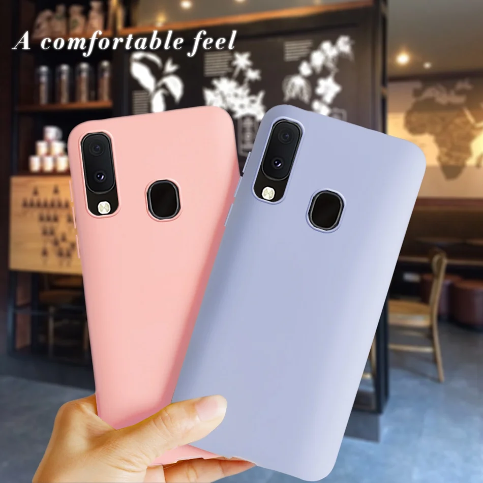 

For Samsung Galaxy A20e Case A202F Candy Color Soft Silicone TPU Back Cover For Samsung A20e A 20e A202 SM-A202F Phone Case 5.8