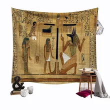 Личи DIY Древний Египет серия живопись настенный гобелен полиэстер одеяло художественный Настенный Ковер домашний декоративный гобелен