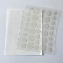 36 наклеек/открыток Горячая медицинская Алюминиевая фольга Упаковка красота акне гель для воды Невидимый уход за акне паста