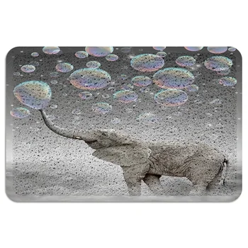 

Elephant Balloon Door Mat Dust Removal Wire Loop Footpad Carpet Hallway Kitchen Bath Rug Non-slip Entrance Doormat Home Decor