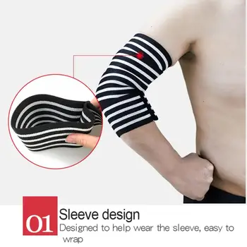 

Adjustable Elbow Brace Support Gym Fitness Workout Bodybuilding Elbow Protector Weightlifting Bandage Elastic Strap Elbow Sleeve