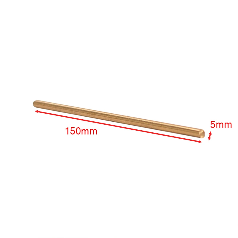 5mm x 500mm Length QTY x 1 Copper Round Bar Rod Milling Welding Metalworking
