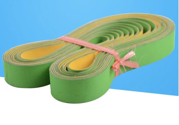 

Perimeter:2340*110*5Yellow Green Nylon Base Band High Speed Drive Conveyor Flat Belt