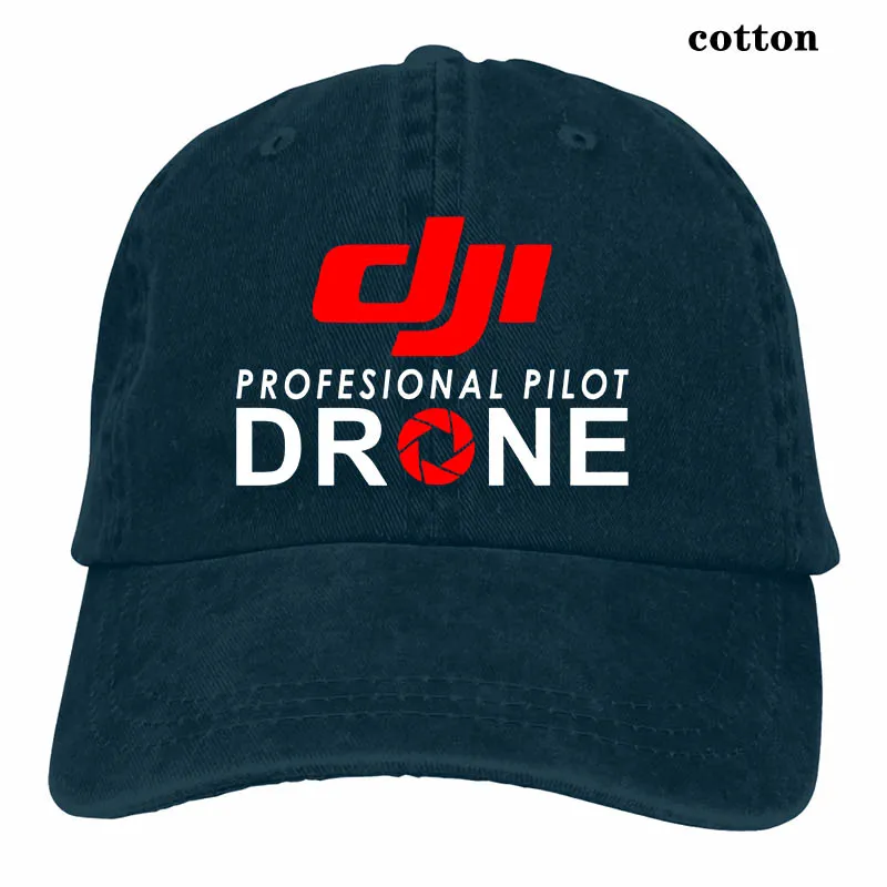 DJI Профессиональный пилот Дрон бейсбольная кепка Мужчины Женщины Дальнобойщик шляпы Мода Регулируемая Кепка - Цвет: 3-Navy