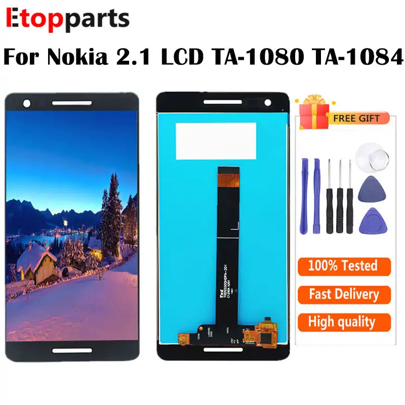 Telefonos Moviles Recambios Ecran Nokia 2 1ta 1080 Ta 1092 Ta 1084 Ta 1093 Ta 1086 5 5 Vitre Lcd Grey Silver Moviles Y Telefonia Aleria Se